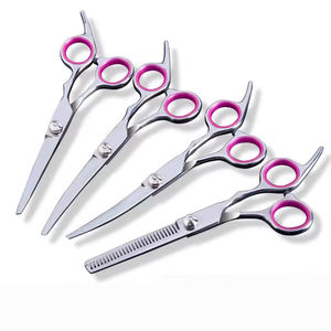 Ciseaux de toilettage professionnels pour animaux de compagnie en acier inoxydable, logo personnalisé, OEM, fournisseurs en gros, ensemble de peignes - Product Image 3