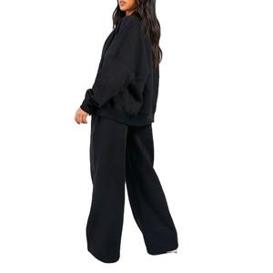 Fabricants de vêtements, sur mesure, automne 2025, ensemble de survêtement pour femmes en 2 pièces, veste à fermeture éclair à manches longues avec pantalon de survêtement, ensembles pour femmes - Product Image 5