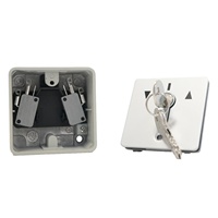 Sélecteur de clé en acier durable de conception moderne pour les serrures centrales extérieures de moteur de volet roulant avec l'installation facile de vis