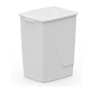 Cestino Plastica 50L senza Coperchio MAX Bianco. 1 Unità - Product Image 1