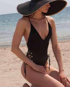 Traje de Baño Bikini de Una Pieza Personalizable de Alta Calidad, Último Modelo 2025, Marca Privada OEM para Mujer - Product Image 3