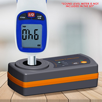 Meteran kalibrator Level suara, dengan Level Output 94dB/104dB/114dB untuk pengukur Level suara 1/2 inci dan mikrofon Akurasi ± 0.4dB