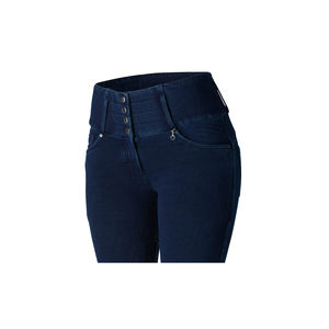 Wide Waistband Breeches Equestrian Clothing Sports <b>Wear</b> Pants Technical Denim Custom Manufacturing <b>Horse</b> <b>Riding</b> Tights - Product Image 4