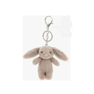 Porte-clés en peluche lapin en coton mignon 3,5 pouces Mini porte-monnaie Charme Pendentif Cadeau Fabriqué en Inde pour femmes - Product Image 1