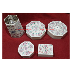 Dernier Nouveau Design Unique Produits Faits À La Main Marbre Nacre Incrustation Boîtes À Bijoux Et Brûleur Bakhoor Pour La Maison Décorations - Product Image 1