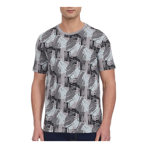 เสื้อยืดคอกลมแขนสั้นใส่ได้ทั้งชายและหญิงผ้าถักแบบสวมหัวสีพื้นแห้งเร็วสีพื้น - Product Image 1