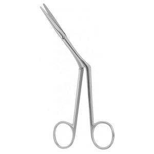 Heymann Nasal Scissors ENT Surgical Scissors Manual Curved Stainless Steel Rhinoplasty Nasal Medical Pentax CE ISO 13485 - Product Image 1