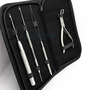 Juego Profesional de 4 Herramientas Ligeras de Acero Inoxidable para Extensiones de Cabello, Alicates de 7 Pulgadas para Remover y Colocar, Herramienta de Bucle, Aguja de Tracción - Product Image 5