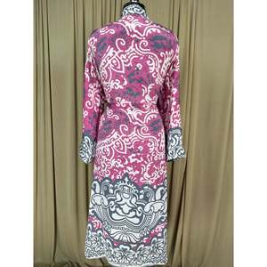 Recycled Silk Sari Women's Boho Chic Vintage <b>Beach</b> Cover Dress <b>Robe</b> for Resort Wear Gypsy House Kimono for Lounge Swimsuit Up's - Product Image 4