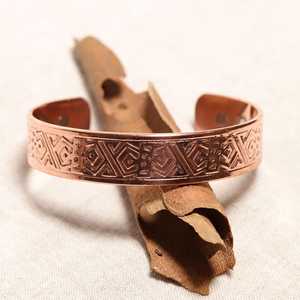 Bracelet cuivre avec 6 aimants-Bracelet cuivre magnétique - Product Image 1