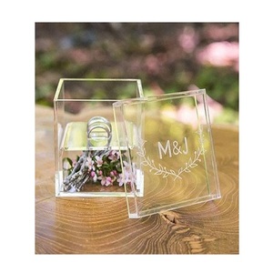 Good Design Square Shape <b>Card</b> <b>Box</b> Premium Quality Customized Size Clear Acrylic <b>Card</b> <b>Box</b> At Reasonable Price - Product Image 6