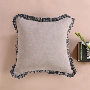 Luxury 45x45 cm Cotton Cushion Covers Beautifully Embroidered Giraffe Azo-Free Sustainable Heated <b>Massage</b> Best Wholesale Prices - Product Image 3