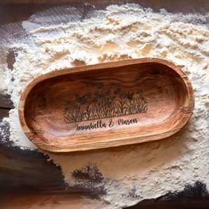 Cuenco de madera personalizado, cuenco grabado, boda, parejas, compromiso, regalo de aniversario - Product Image 6