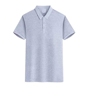 Camisas Polo de Trabajo Personalizadas al por Mayor con Logotipo Bordado, Uniformes de Algodón para Hombre, Camisetas Polo de Golf de Secado Rápido y Transpirables - Product Image 1