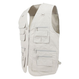 Nouvel arrivage Prix de gros Vêtements décontractés personnalisés sans manches pour hommes Vestes cargo multi-poches Gilet cargo respirant pour homme - Product Image 3