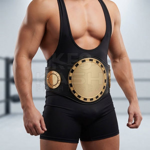 Cinturón de Premio de Lucha Libre Personalizado de Alta Calidad, Profesional, No Tóxico, con Logotipo Central Personalizado, Detalles Laterales y Correa Ajustable - Product Image 4
