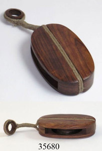 <strong>Pulley</strong> <strong>Block</strong> / Nautical <strong>Pulley</strong> <strong>Block</strong> / Wooden <strong>Pulley</strong> <strong>Block</strong> - Product Image 2