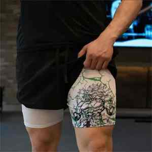 Short fitness hip hop de rue pour hommes Short de surf à séchage rapide Short de sport populaire pour hommes - Product Image 4