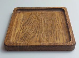 <b>Square</b> natural wood serving platter snack fruits for food serving breakfast food bar home kitchen decor wedding gifts restaurant - Product Image 4