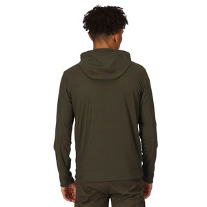 Los hombres más vendidos Heather Green Color Full Zip Up Hoodie Hombres para la venta al por mayor Sudaderas con capucha en tarifas baratas Sudaderas con cremallera - Product Image 2