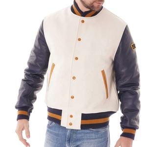 Wholesale Customized Hot Sale Men's <b>Baseball</b> <b>Jacket</b> <b>Bomber</b> Fleece College Letterman <b>Jacket</b> Streetwear Varsity <b>Jacket</b> - Product Image 2