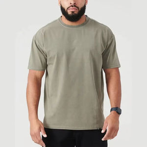 2025 RAM Industry, camiseta de gran tamaño para gimnasio y Fitness para hombre, algodón de alta calidad, estilo informal, Stock personalizado, Etiqueta Privada para verano - Product Image 3
