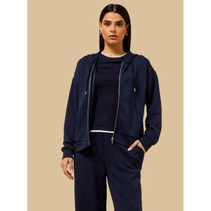 Sudadera con capucha y cremallera completa - Mezcla de poliéster - Product Image 6