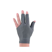 Gant de billard professionnel unisexe à 3 doigts Impex en Spandex avec protection UV, fermeture auto-agrippante, logo personnalisé, pour billard en extérieur