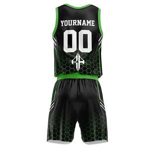 Nouveaux ensembles de basket-ball pour hommes en gros, respirants et à séchage rapide pour l'été, 100 % polyester, personnalisables, qualité supérieure, prix avantageux - Product Image 3