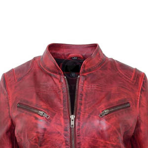 Chaqueta de cuero genuino cálida de invierno, ropa informal, chaqueta de cuero ligera para mujer a precio razonable - Product Image 4