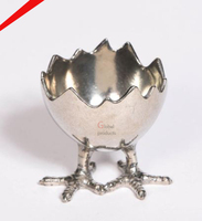 Nuevo Plato Decorativo de Metal Antiguo con Diseño de Huevo para Frutas, Ideal para Decoración de Mesa