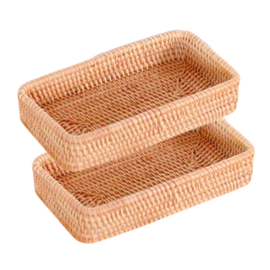 VENTE CHAUDE Panier en rotin naturel éco-conscient pour l'organisation durable de la maison et les porte-plantes décoratifs - Product Image 1