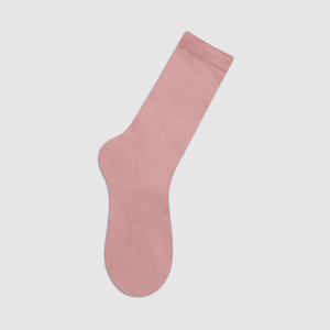 Chaussettes mi-mollet en coton pour femmes, respirantes, tricotées, chaussettes habillées, design classique haut de gamme, couleur unie, confortables, style coréen - Product Image 5