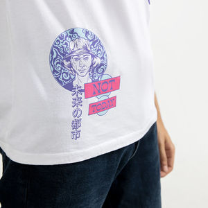 Meilleure vente de t-shirts respirants 100% coton personnalisés pour hommes OEM personnalisés possédez votre logo DTG imprimé Boxy Fit T-shirts pour hommes - Product Image 3