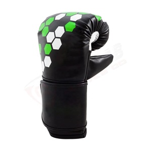 ถุงมือมวยหนัง PU สีดำสำหรับฝึกซ้อม,ถุงมือกีฬาชกมวย - Product Image 5