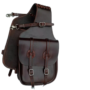 Western Trail Horse Saddle Bag Durable MM Storage Motorcycle Saddle Bag PK Alforjas de motocicleta Acepta logotipo personalizado - Product Image 1