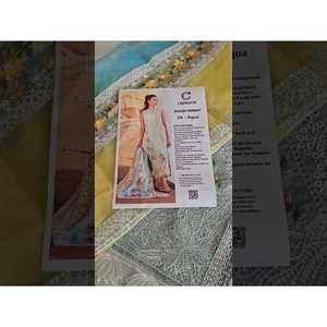 Conjuntos de Traje de Mujer Crimson X Saira Shakira Luxury Lawn para D2, Verano Siciliano, Aqua-TC-122 - Product Image 2