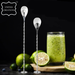 Herramientas de acero inoxidable para Bar, mango largo, cuchara para Barra de cóctel, cuchara para cóctel - Product Image 2