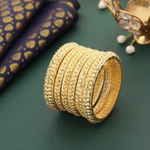 ขายส่งกำไลชุบทอง14K 18K 24K กำไลแฟชั่นกำไลข้อมือแบบดั้งเดิมเครื่องประดับทองเหลืองบรรจุทอง - Product Image 2