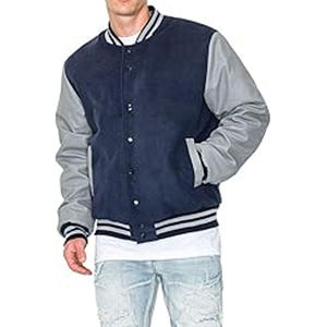 แจ็กเก็ตบอมเบอร์ปักลายตัวอักษรสำหรับผู้ชายเสื้อแจ็กเก็ตทีมตัวแทนออกแบบได้ตามต้องการสำหรับฤดูใบไม้ผลิ - Product Image 6