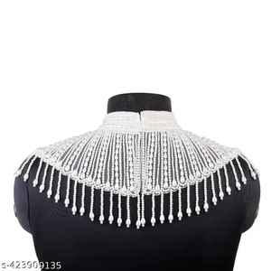 เดรสคลุมไหล่ประดับด้วยลูกปัดของผู้หญิงเดรสสำหรับคลับตอนเย็นเดรสปักคริสตัลประดับไข่มุกคุณลักษณะป้องกันไฟฟ้าสถิตย์ - Product Image 5