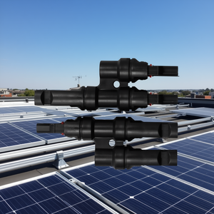 Connecteur solaire MC4 T-Type à trois voies, mâle et femelle, photovoltaïque, pour autres connecteurs - Product Image 3