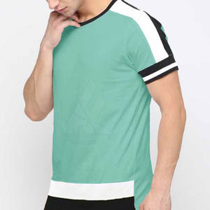 Performance Men Gym Fit T Shirt Avec Tissu Doux Et À Séchage Rapide Idéal Pour Les Entraînements Actifs Stock T-shirts Pour Hommes - Product Image 2