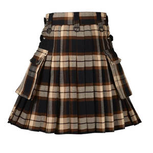 Nouveau style de kilts en tartan en gros Kilts de tartan confortables de taille adulte Kilts de tartan sur mesure - Product Image 3