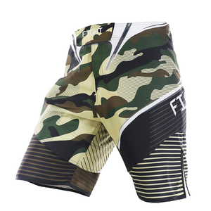 Pantalones Cortos Deportivos Personalizados Sublimados para Hombre, MMA, Cintura Media, Lona Impermeable, Ecológicos, Tejidos, de Secado Rápido, al por Mayor - Product Image 4