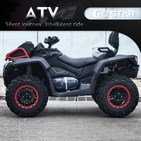 Quad pour enfants, moteur Qianjiang 110cc, véhicule tout-terrain, démarrage électrique, transmission automatique CVT, 4 roues motrices