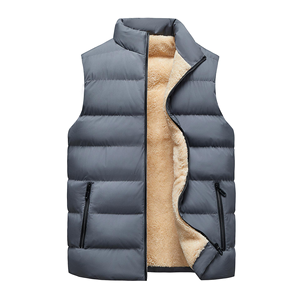 Gilet polaire chaud d'hiver pour hommes Veste sans manches décontractée Gilets bouffants élégants pour hommes - Product Image 1