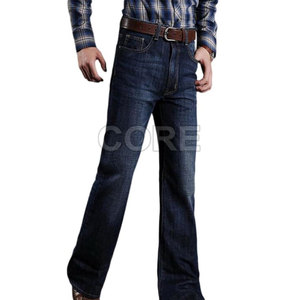Latest Style Men's Flared Jeans <b>Pants</b> Wholesale New Arrival Cheap Price Washed Men's <b>Pants</b> - Product Image 1
