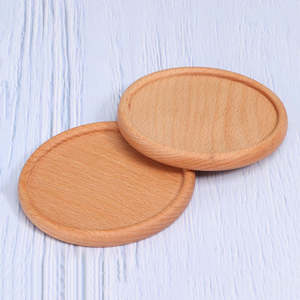 Ensemble de dessous-de-verre en bois rustique moderne conçu pour des présentations de table élégantes et une performance quotidienne durable - Product Image 1