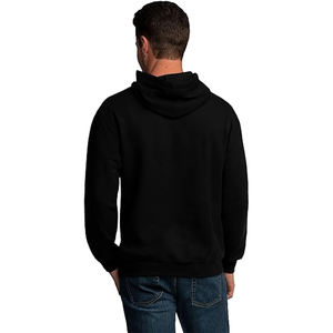Vente en gros de sweats à capuche en molleton 100% coton pour hommes, nouveau design, impression personnalisée, tailles unisexes, pull à capuche en noir - Product Image 2